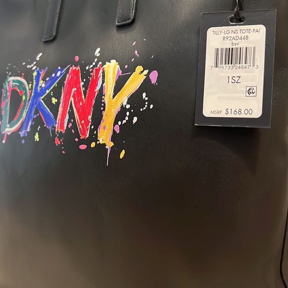 DKNY Tilly Paint Splatter DKNY Tote - Picture 4 of 13